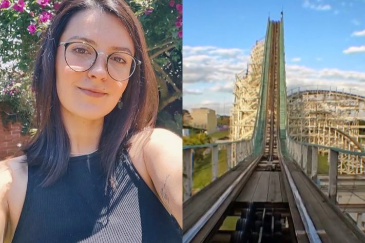 Jovem perde movimentos após andar em montanha-russa do Hopi Hari – Reprodução/TV Globo