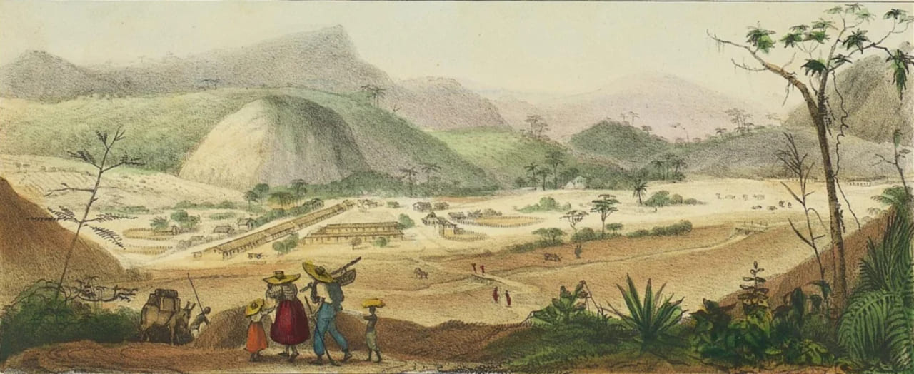 Criada por decreto de dom João VI em 1818, Nova Friburgo começou a receber colonos suíços no ano seguinte. Considerada a primeira colônia suíça do Brasil, recebeu o nome em referência ao cantão de Friburgo. Cercada por montanhas e áreas verdes, a cidade tornou-se um procurado destino serrano.