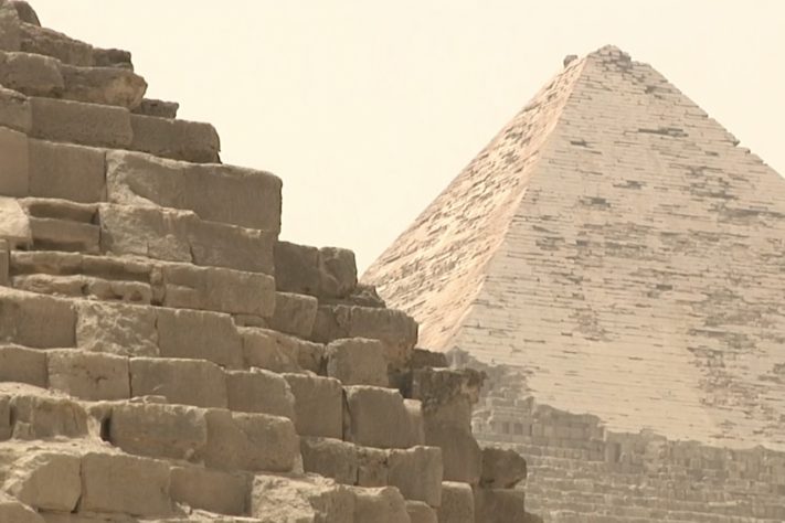 Egito anunciou descoberta em tumba de Sekhentiu-Ptah — Reprodução/TV Globo