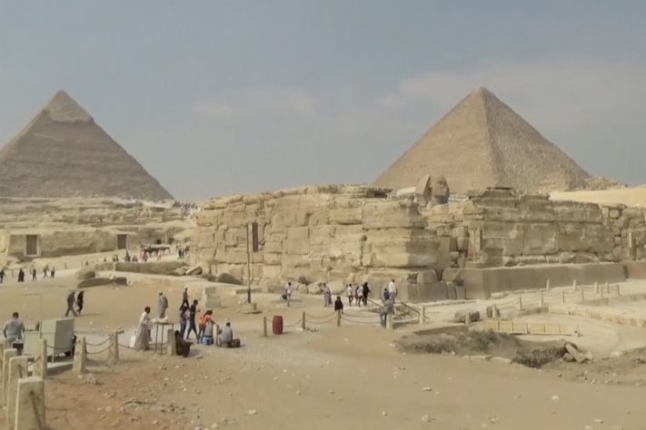 Egito anunciou descoberta em tumba de Sekhentiu-Ptah — Reprodução/TV Globo