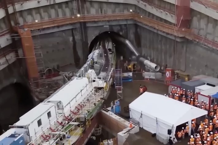 China inaugura maior túnel subaquático do mundo – Reprodução/YouTube