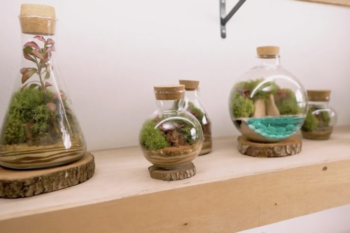 Miniaturas de terrários com orixás transformam hobby de casal em negócio de R$ 100 mil por mês – Reprodução/TV Globo