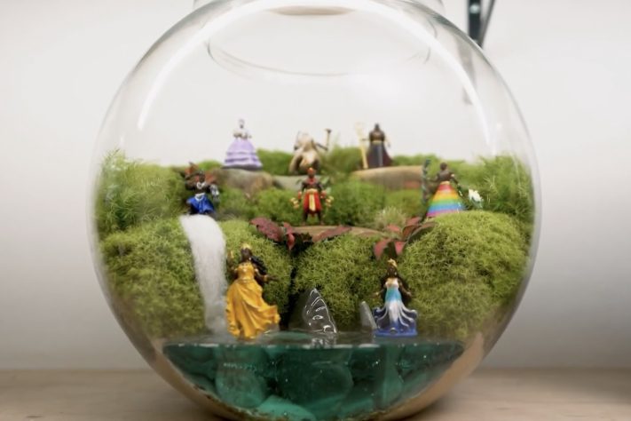 Miniaturas de terrários com orixás transformam hobby de casal em negócio de R$ 100 mil por mês – Reprodução/TV Globo