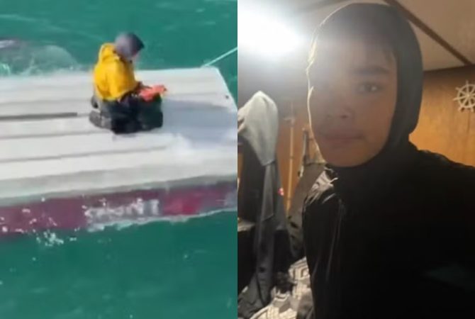 Adolescente de 15 anos sobrevive três dias à deriva ao lado do corpo do irmão após barco virar no mar do Alasca