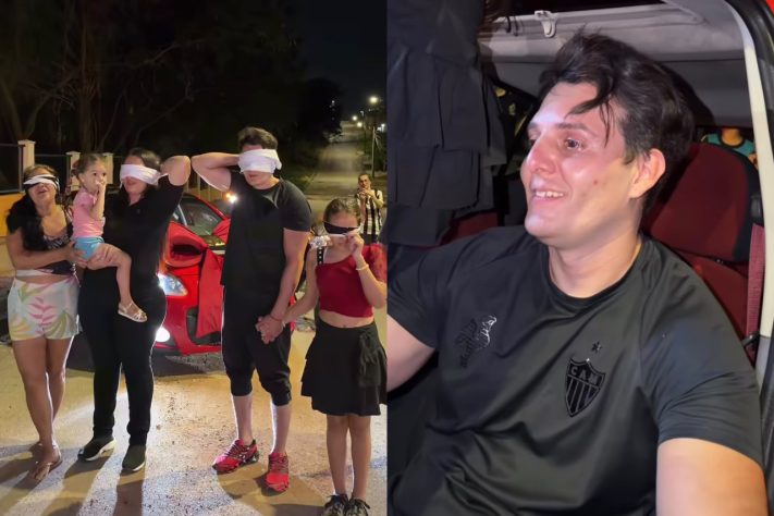 Após salvar menina de ataque de abelhas, motoboy é presenteado com carro e motocicleta em MG – Reprodução @tropadobemmg