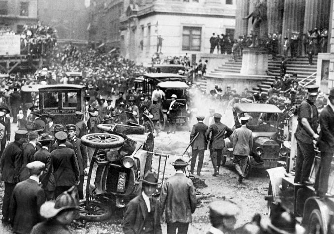 História do atentado de Wall Street
