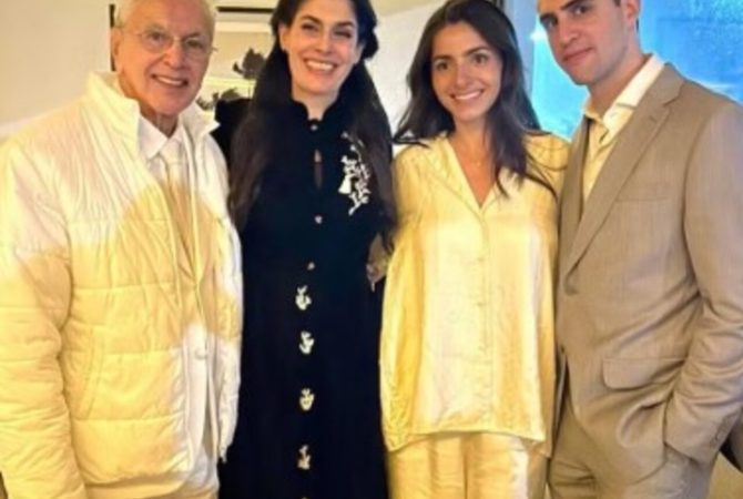 Zeca Veloso se casa e recebe homenagem dos pais Caetano e Paula Lavigne