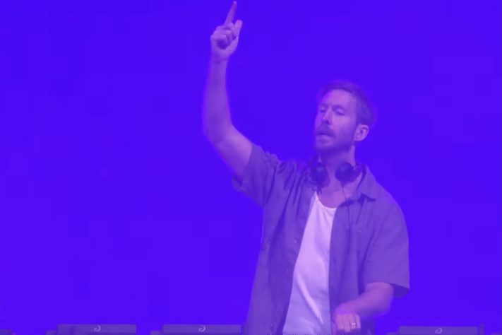 Calvin Harris no Rock in Rio 2026 – Reprodução/Globoplay
