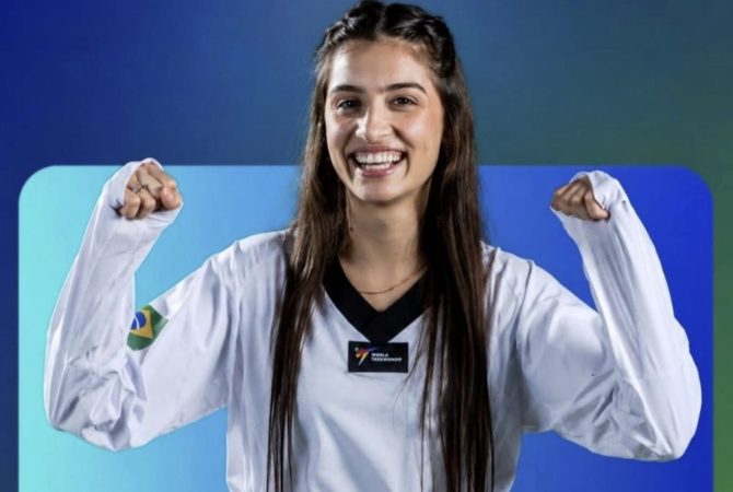 Camilly Gosch: catarinense de 20 anos chega ao 2º lugar no ranking mundial de taekwondo e mira Olimpíadas de 2028