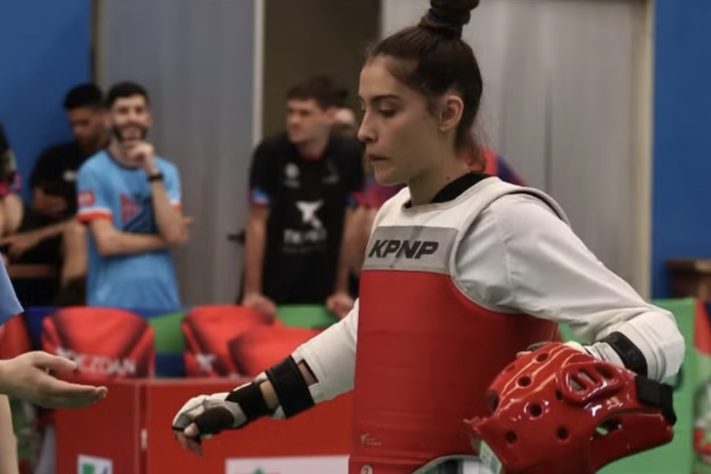 Camilly Gosch, catarinense de 20 anos chega ao 2º lugar no ranking mundial de taekwondo e mira Olimpíadas de 2028 – Divulgação
