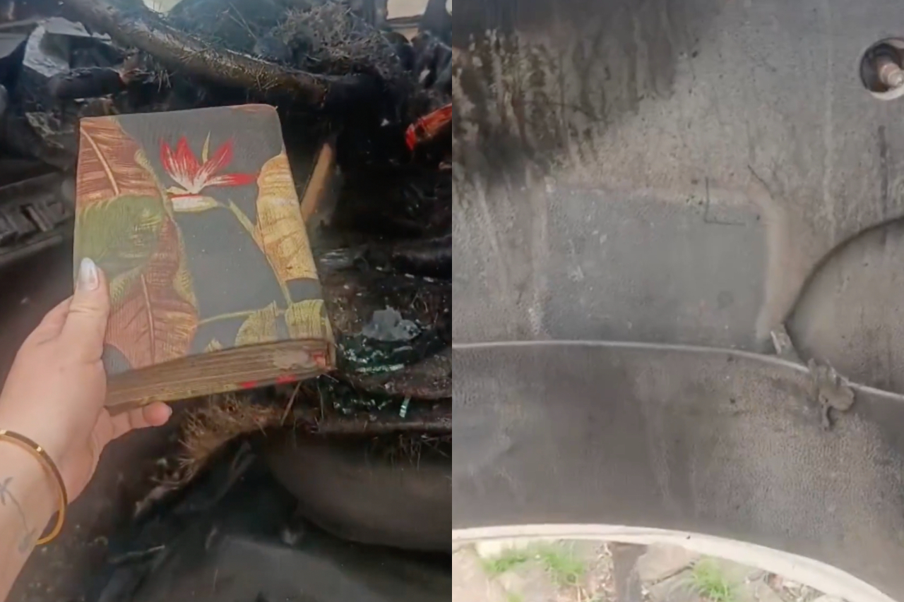 Caminhoneira gasta R$ 50 mil para reformar caminhão incendiado que ficou com Bíblia intacta Arquivo Pessoal/Letícia Martins