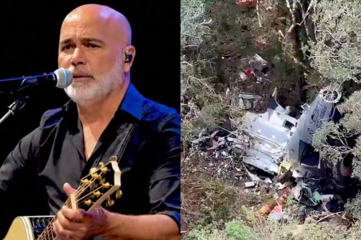 Cantor Rick, da dupla Rick & Renner – Reprodução/Instagram/Corpo de Bombeiros SC