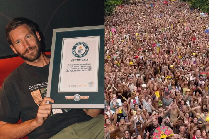 Show do DJ Calvin Harris em São Paulo entra para o Guinness World Records – Reprodução @calvinharris