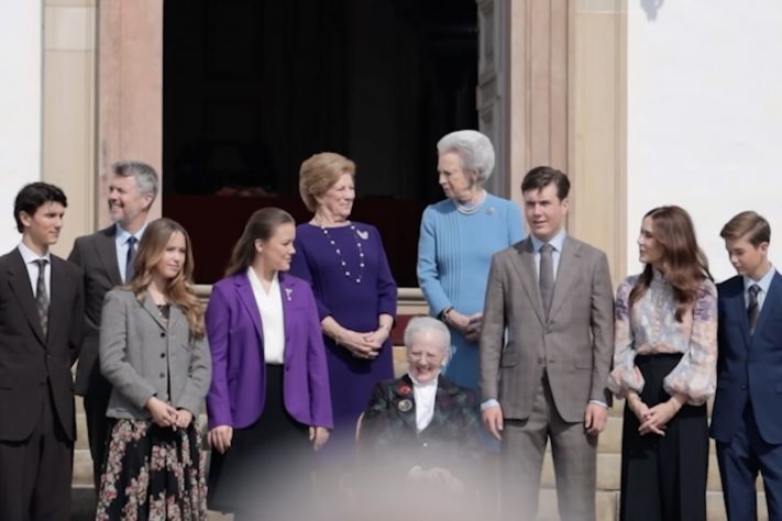 Família real dinamarquesa – Reprodução/YouTube Royal News Network