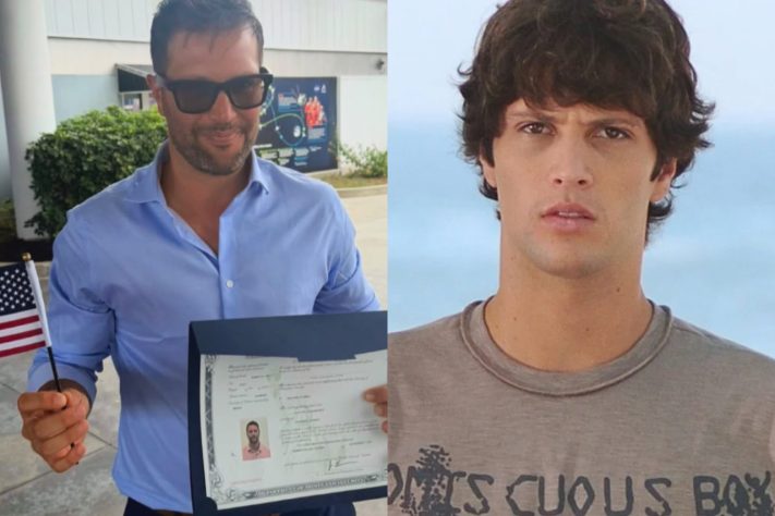 Ex-galã de novelas da Globo, Gustavo Leão vende pizzas na Flórida e ganha cidadania americana em cerimônia na Nasa – Reprodução/Instagram/TV Globo