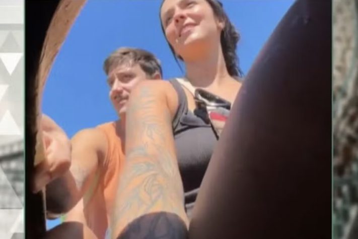 Imagens mostram últimos momentos de jovem antes de sair desacordada de montanha-russa no Hopi Hari – Reprodução/TV Globo