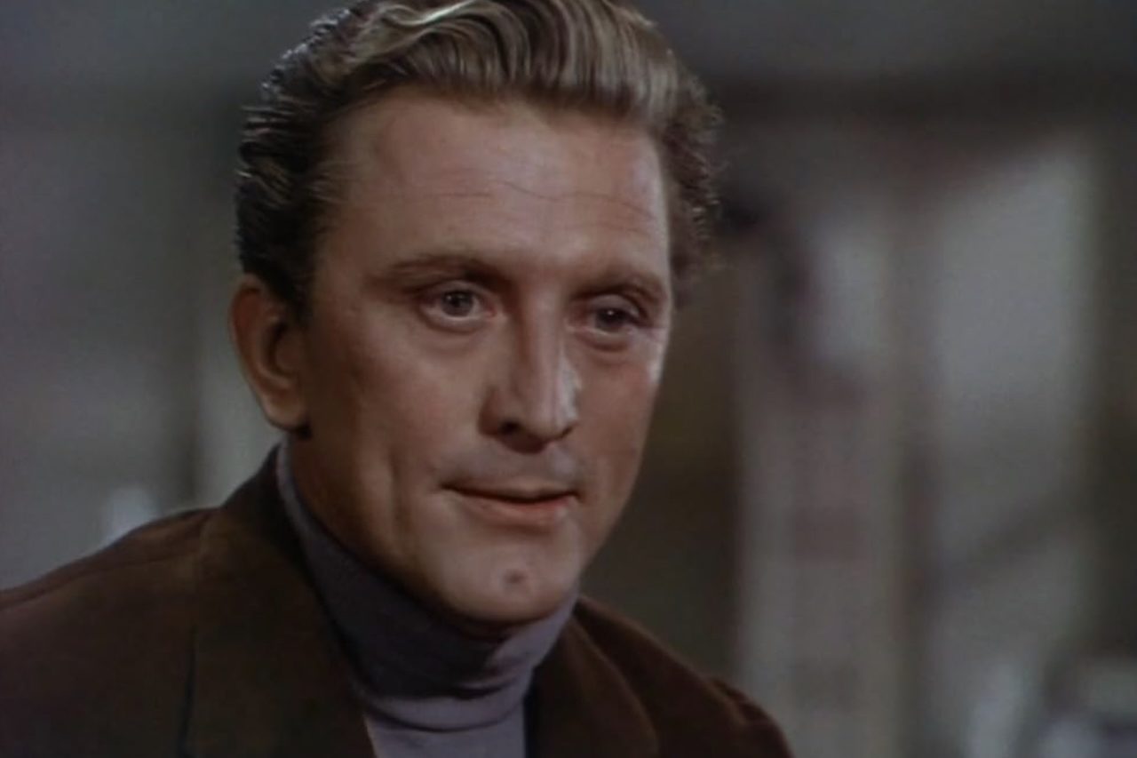 Kirk Douglas — avião de Mike Todd, em 1958: O ator, conhecido por filmes como 