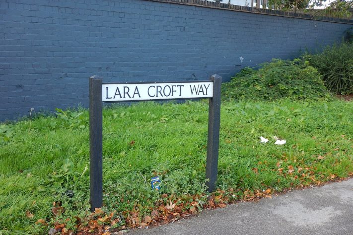 Lara Croft Way, Derby – Wikimedia Commons/Kelly