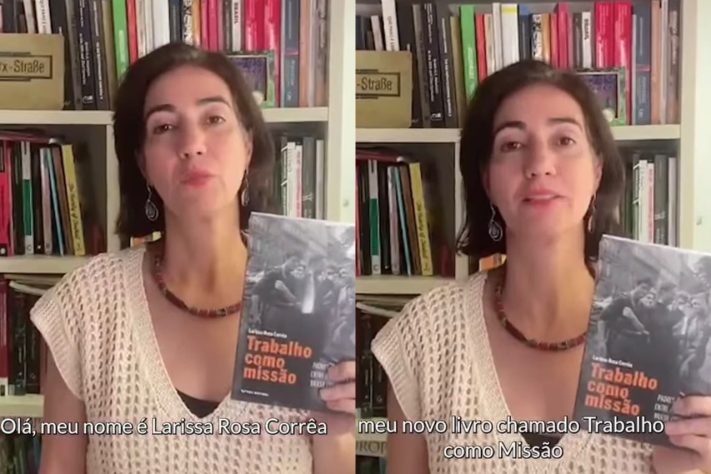 Professora do departamento de História da PUC-Rio, Larissa Rosa Corrêa lança livro que resgata atuação dos padres-operários durante ditadura militar – Reprodução/Instagram