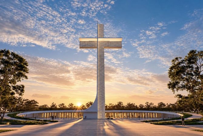 Município do Rio Grande do Sul ganhará complexo religioso com parque temático e cruz gigante com 102 metros de altura