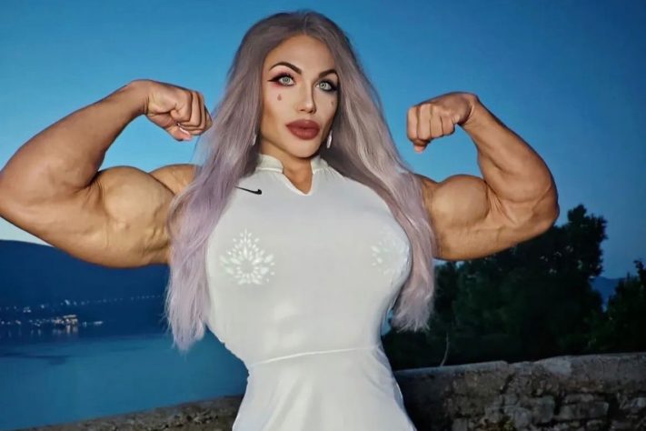 Nataliya Kuznetsova, fisiculturista russa conhecida como a mulher mais musculosa do mundo – Reprodução @nataliya.amazonka
