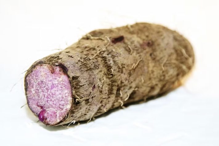 Nativo das Filipinas, o ube é um tubérculo que se tornou fenômeno global por sua marcante pigmentação roxa – Remi Tournebize/Wikimedia Commons