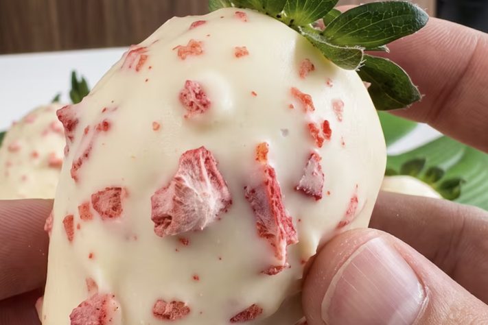 Novo doce viral, morango cravejado vira nova tendência nas redes sociais e buscas no delivery 'explodem' – Divulgação/Kwai