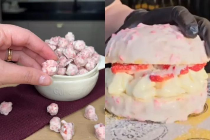 Novo doce viral, morango cravejado vira nova tendência nas redes sociais e buscas no delivery 'explodem' – Reprodução/Redes Sociais