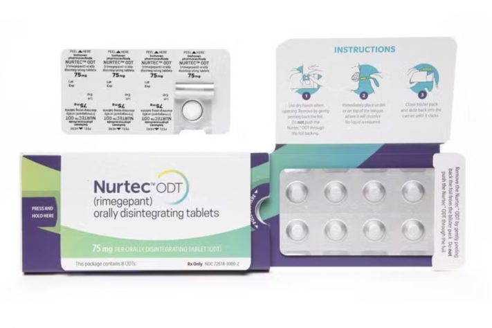 Nurtec, novo medicamento aprovado para enxaqueca —  Reprodução