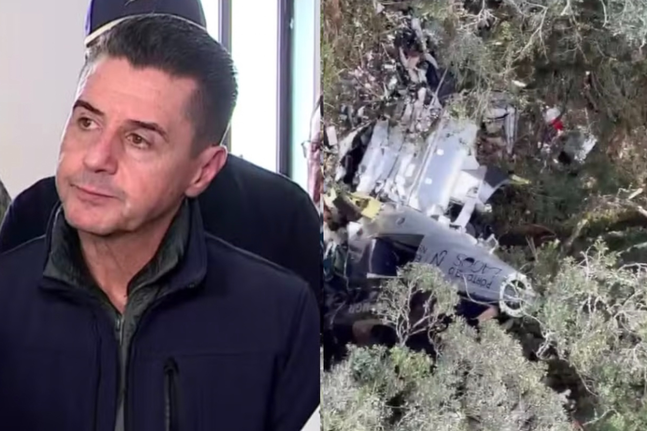 Um ato de sorte salvou a vida de Olívio Beltrão, sócio do cantor Rick, da dupla Rick & Renner. Ele também havia sido chamado para integrar a viagem no helicóptero que caiu na Serra de Santa Catarina e matou as cinco pessoas que estavam a bordo. Apesar do convite, o empresário optou por seguir de carro.  -  (crédito: Reprodução/NSC TV

)