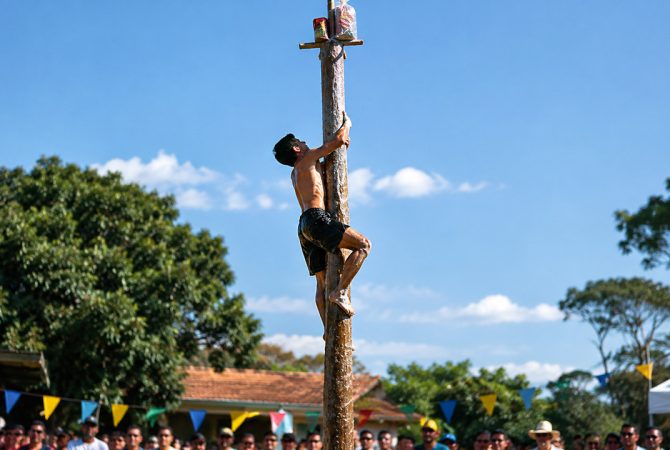 Origem e curiosidades sobre a brincadeira do pau-de-sebo