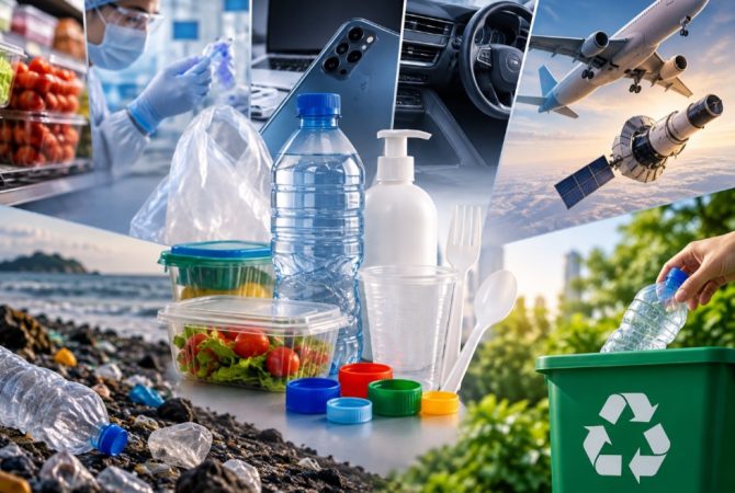 Plástico na vida moderna: a utilidade que transforma o cotidiano e o desafio do consumo consciente