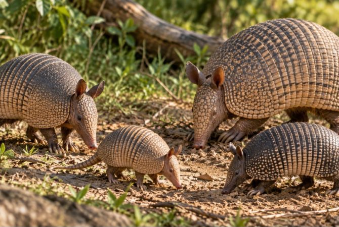 Da pequena “bola” ao gigante canastra: conheça as principais espécies de tatus