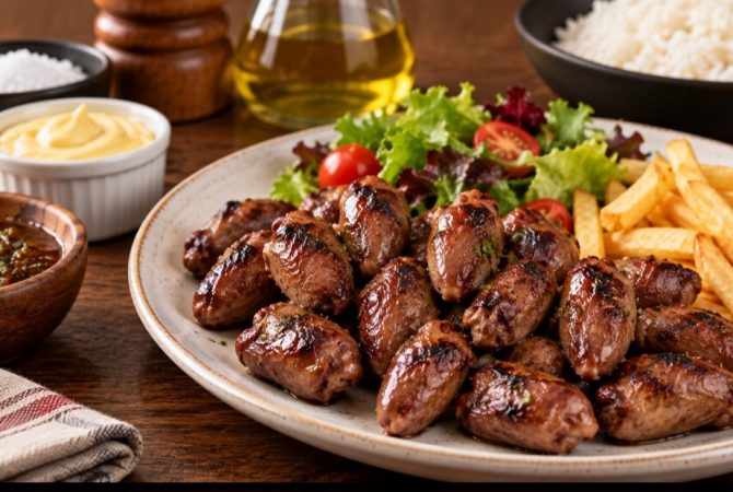 Coração de galinha: do espeto à mesa, os sabores e curiosidades desse popular miúdo