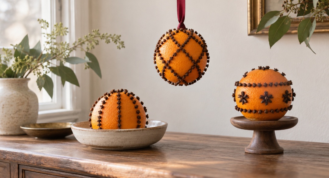 Pomanders perfumados – Cravos espetados em laranjas formam os chamados pomanders, enfeites aromáticos tradicionais em alguns países. Além de perfumar o ambiente, eles são utilizados como decoração, especialmente nas festas de fim de ano