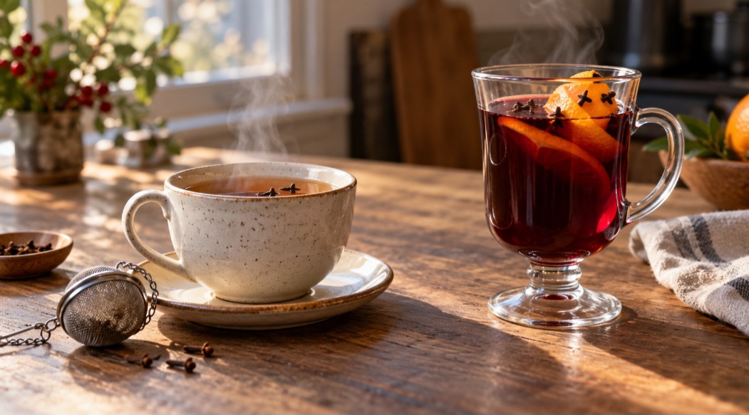 Bebidas quentes e aromáticas – A especiaria aparece em chás, cafés, quentões, vinhos aquecidos e outras bebidas. Geralmente é combinada com canela, cascas de frutas, gengibre e diferentes especiarias.