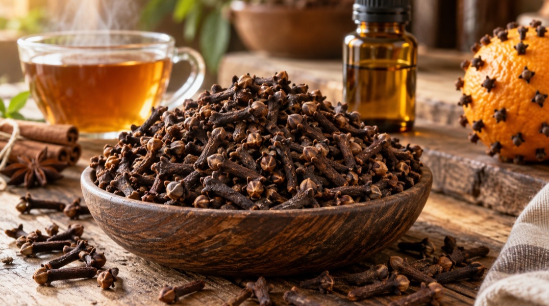 O cravo-da-índia vai muito além do uso como tempero. O botão floral seco aparece em bebidas, perfumes, produtos de higiene e até em materiais odontológicos. Conheça algumas das diferentes aplicações dessa especiaria originária das ilhas Molucas, na Indonésia.