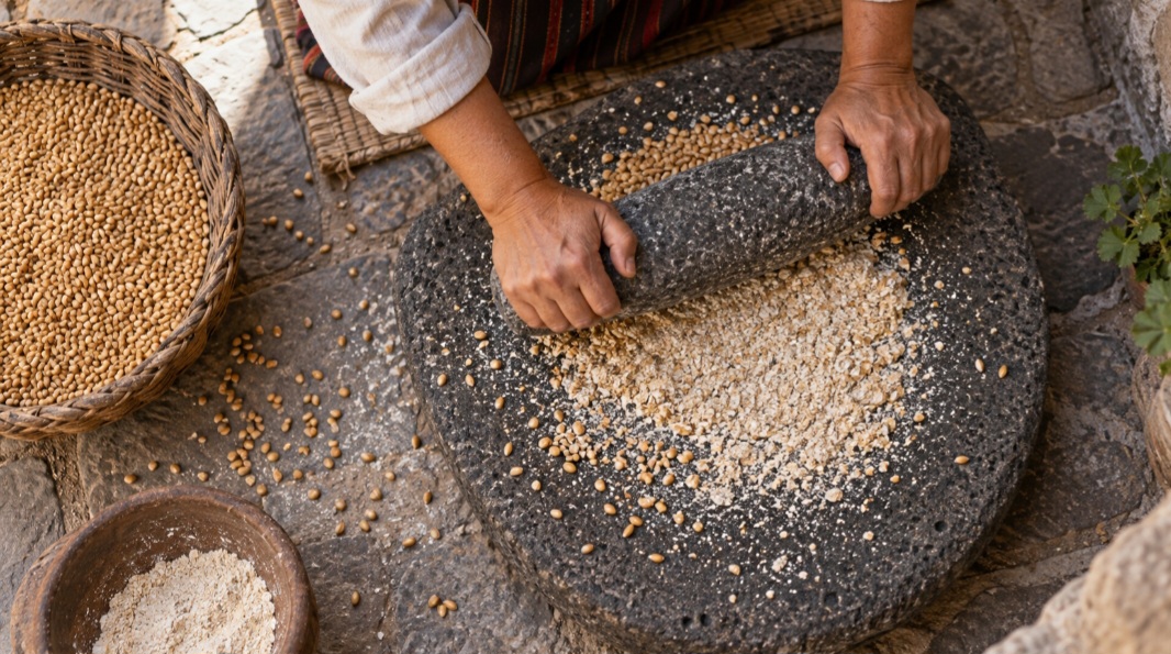 Chapas para preparar alimentos – O basalto pode aparecer em pedras e chapas próprias para assar ou servir alimentos quentes. É importante que a peça tenha sido fabricada especificamente para uso culinário e seja capaz de suportar mudanças de temperatura.