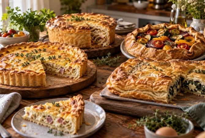Tortas salgadas para todos os gostos: 8 tipos de massa e os recheios que mais combinam