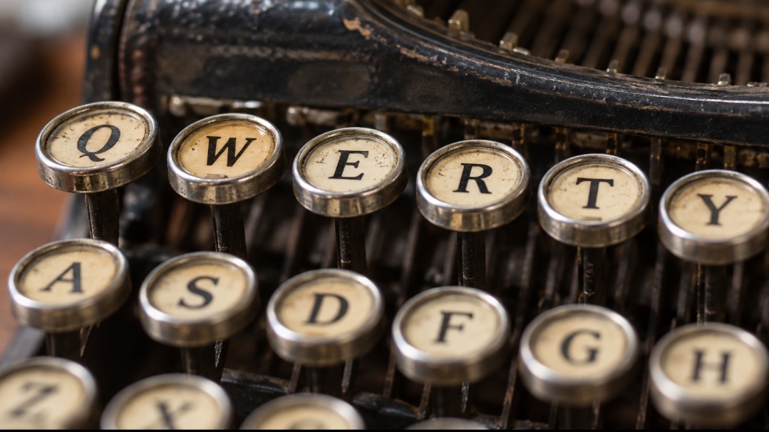O modelo desenvolvido por Sholes ajudou a difundir a disposição de letras conhecida como QWERTY, nome formado pelas seis primeiras teclas da fileira superior. O padrão sobreviveu à própria máquina de escrever e permanece presente nos teclados atuais.