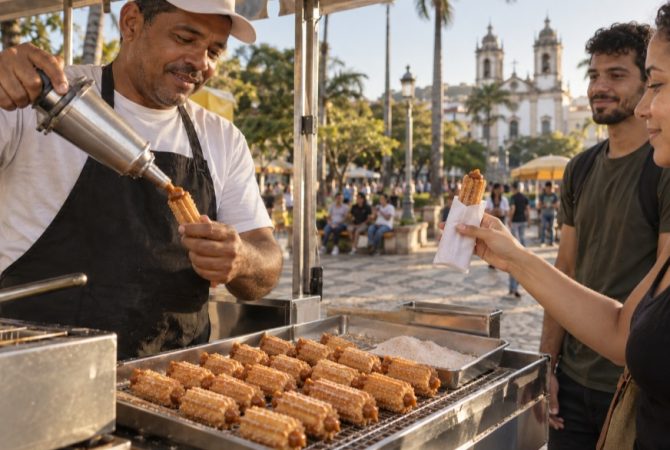Churros: a história e as diferentes formas de saborear esse doce