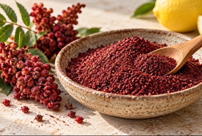 Sumagre: o tempero vermelho que dá um toque ácido aos pratos