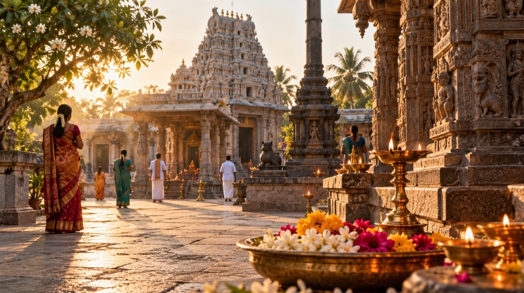 Orações, visitas a templos e rituais domésticos fazem parte da vida de muitos hindus. A puja, uma prática de culto, pode incluir flores, alimentos, incenso e luzes oferecidos às divindades. Veja a seguir alguns conceitos e figuras importantes dessa religiosidade.