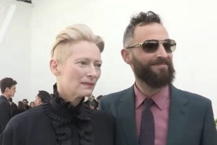 Tilda Swinton e Sandro Kopp – Reprodução/YouTube
