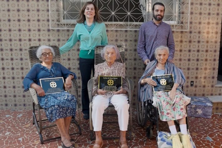 Trio de irmãs brasileiras com mais de 100 anos que já entraram para o Guinness são estudadas por pesquisadores da USP – Reprodução/YouTube WION