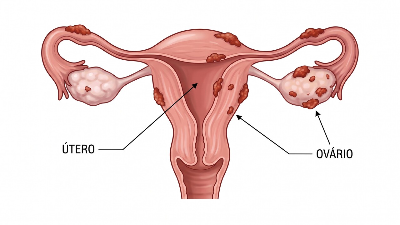 Foi somente após a insistência da família e uma consulta com outro especialista particular que a endometriose foi diagnosticada. A endometriose provoca lesões e cicatrizes em órgãos como ovários, trompas e, em casos mais graves, intestino e bexiga. A condição não tem cura e está entre as principais causas de dor pélvica crônica em mulheres.
