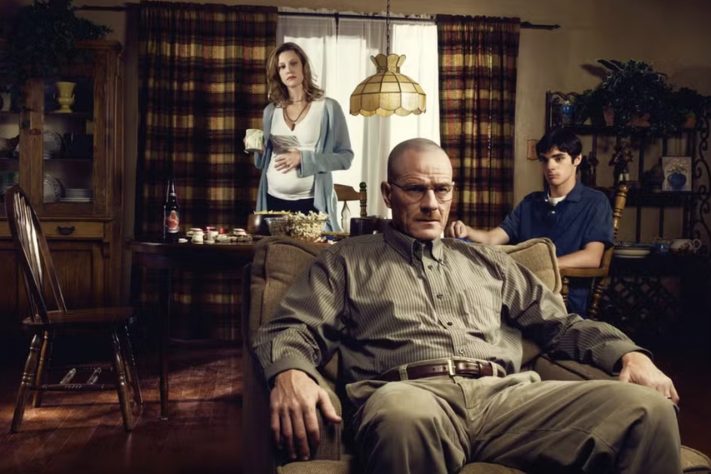 RJ Mitte e Bryan Cranston em 