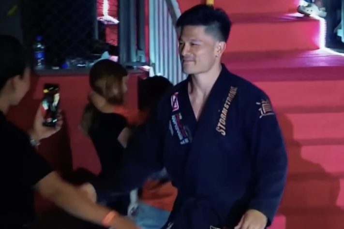 Willian Hiroyuki, conhecido como Kabuto, sofreu grave lesão cervical por conta de golpe proibido no jiu-jítsu – Reprodução/TV Globo
