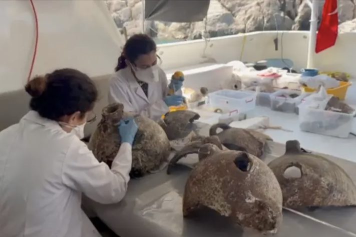 Naufrágio de quase 5 mil anos é descoberto na costa da Turquia – Divulgação/Hakan Öniz