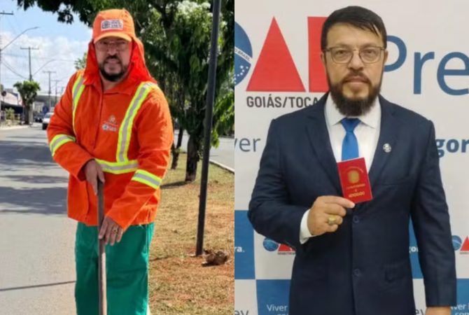 Gari há 18 anos, homem é aprovado na OAB e abre escritório de advocacia em Goiânia